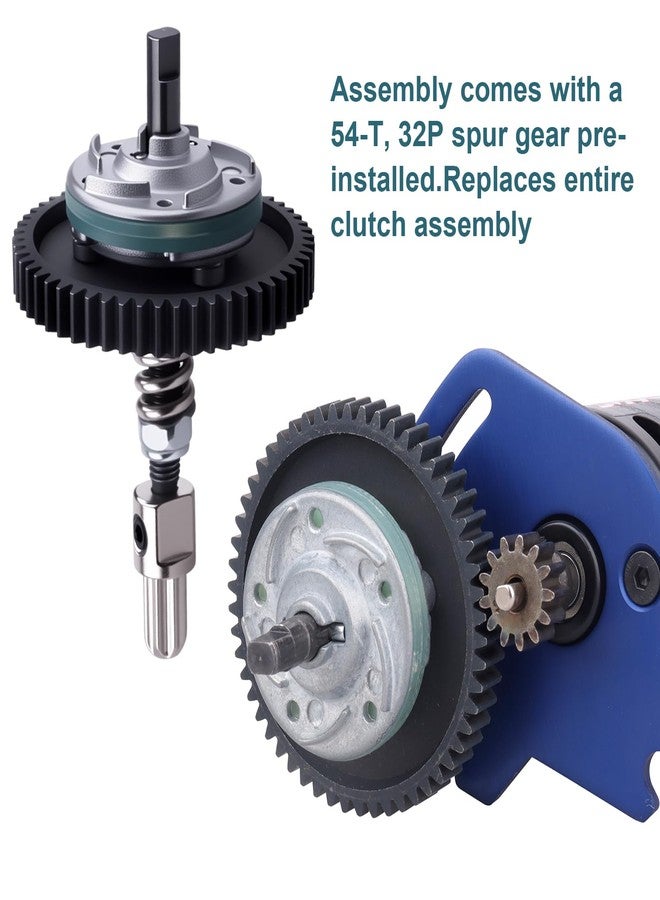 CrazyHobby Metal Steel 6878 Differential Gear Slipper Clutch Diff Gear Spur Gear for Traxxas Slash 4X4 / Stampede 4X4 / Rustle 4X4, Replacement of 6878 - Image 5